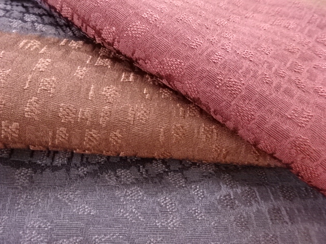  抽象模様道行コート